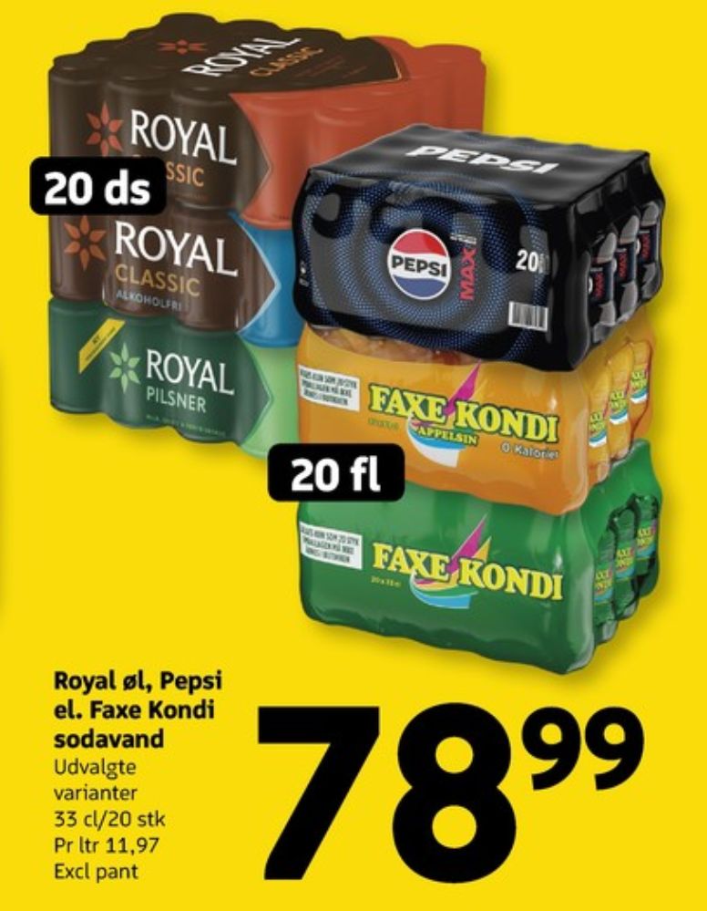 Pepsi Max, Cola 20 pk