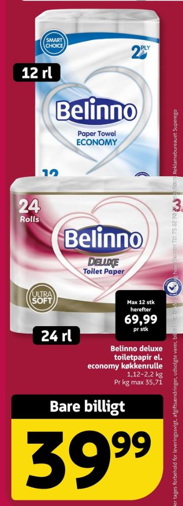 Belinno, Toiletpapir