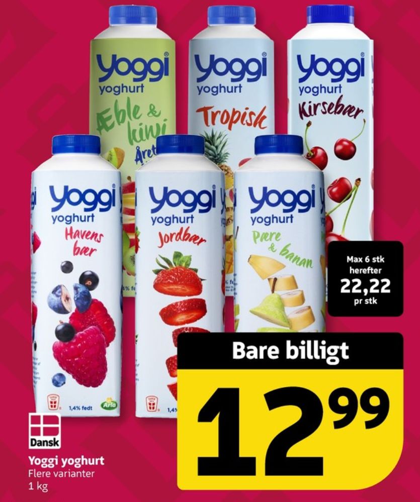 Yoggi, Kirsebær Yoghurt 