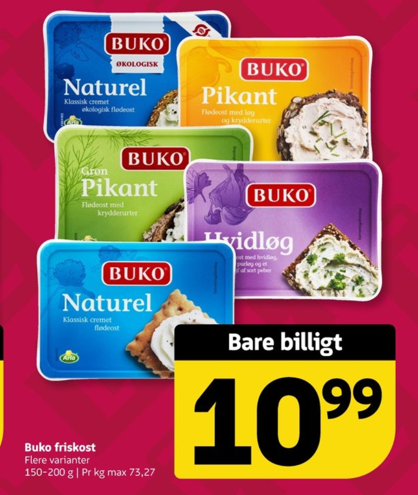 Buko, Flødeost Naturel