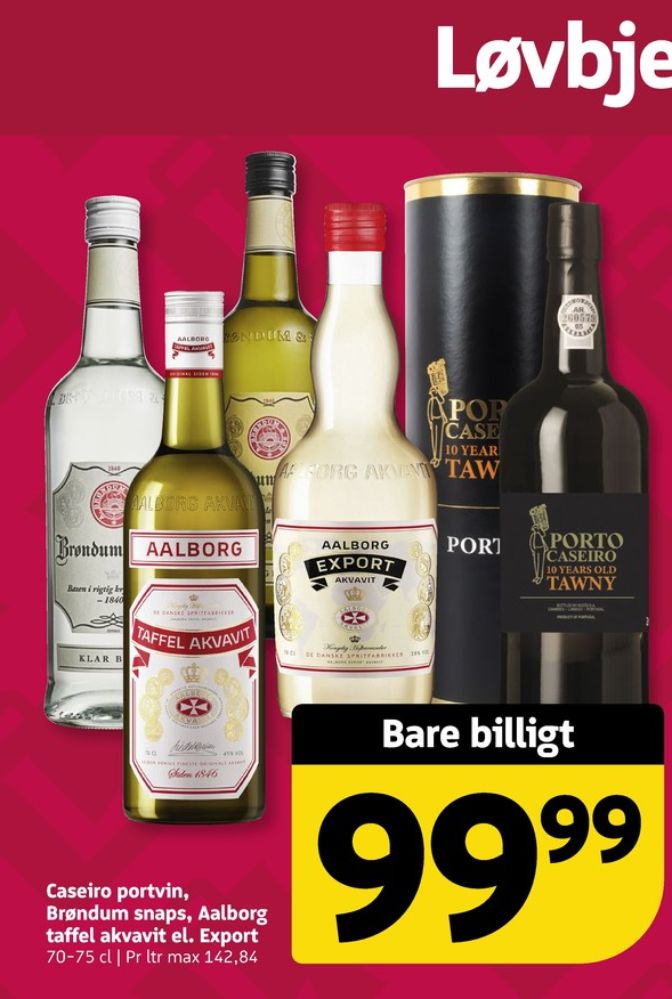 Brøndums  Klar, Snaps