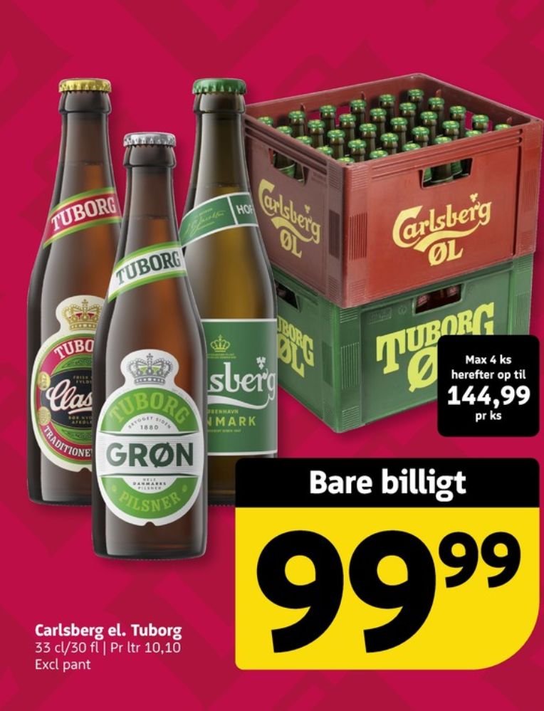 Tuborg Classic, Øl