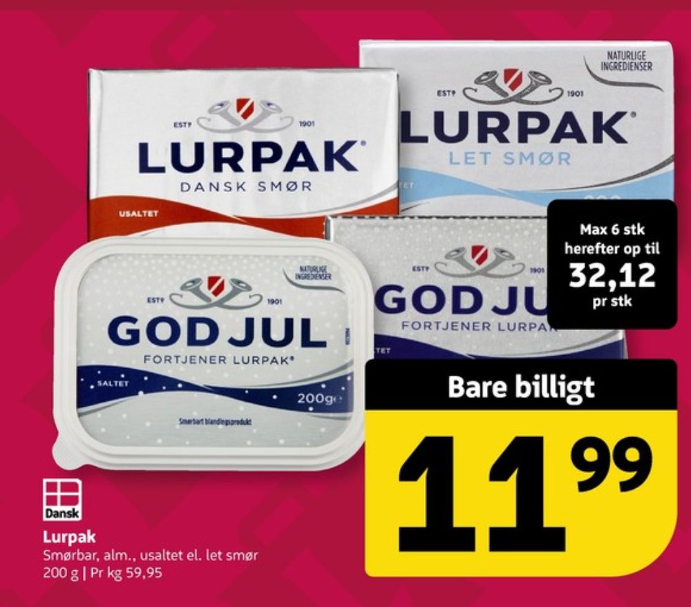Lurpak, Smør Let