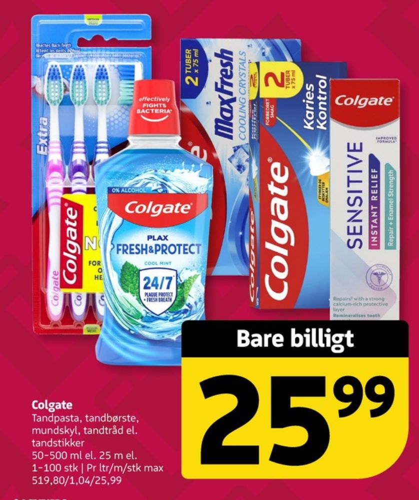 Colgate, Tandstikker