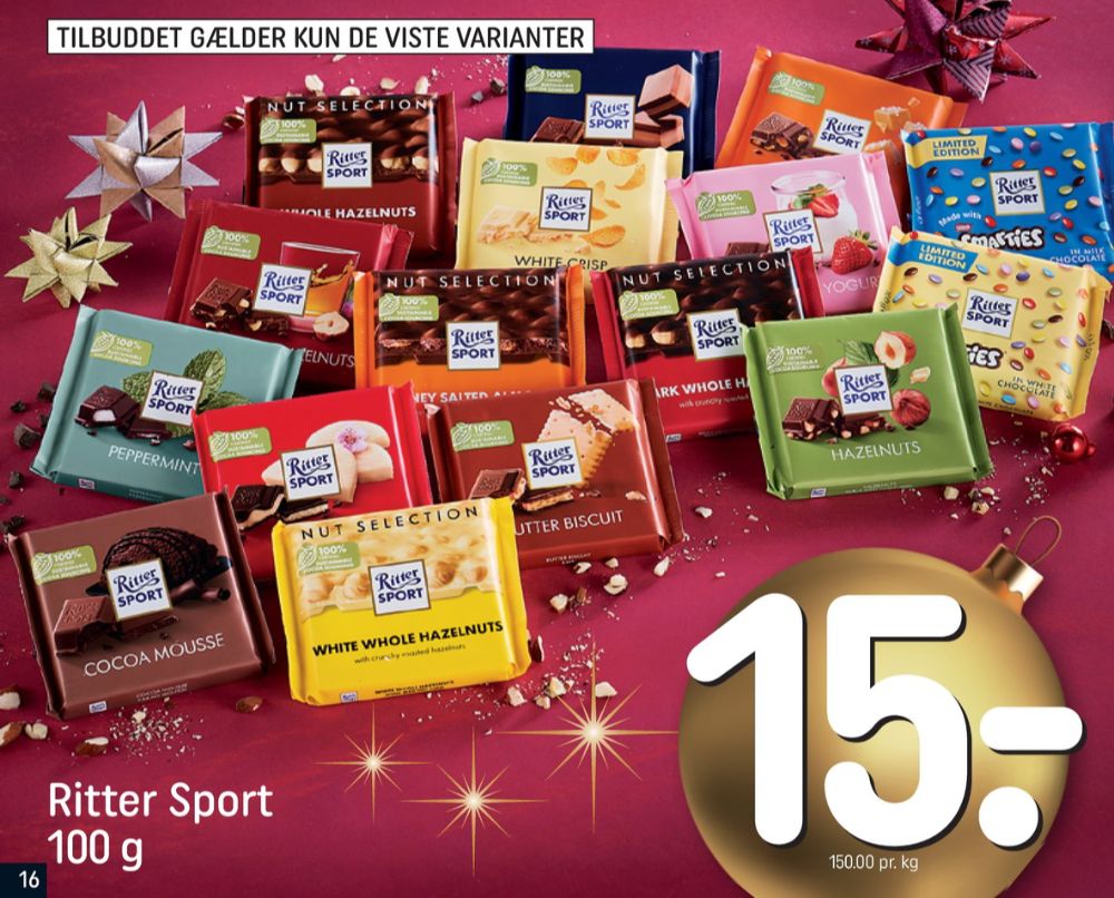 Ritter Sport, Chokoladeplade Strawberry Yoghurt