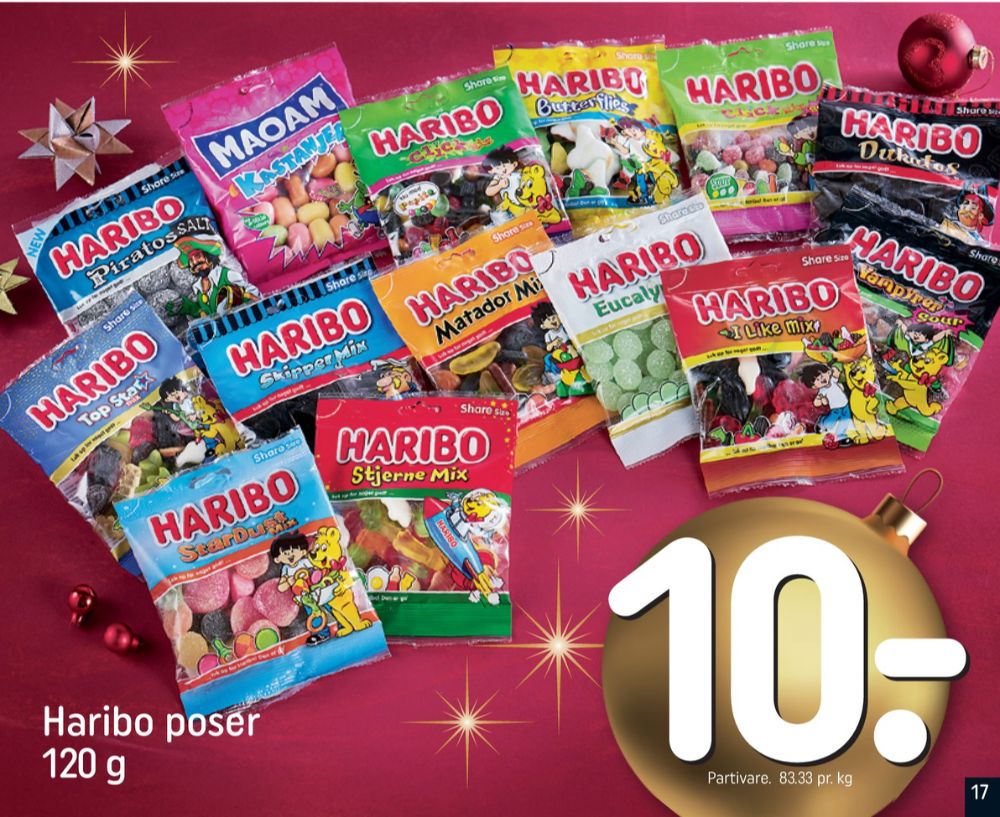 Haribo Matador Mix, Slikposer