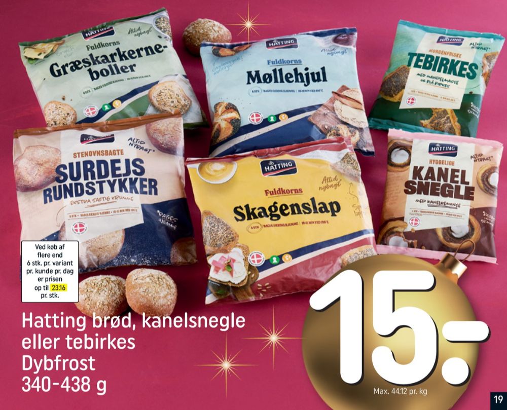 Hatting, Græskarkerneboller