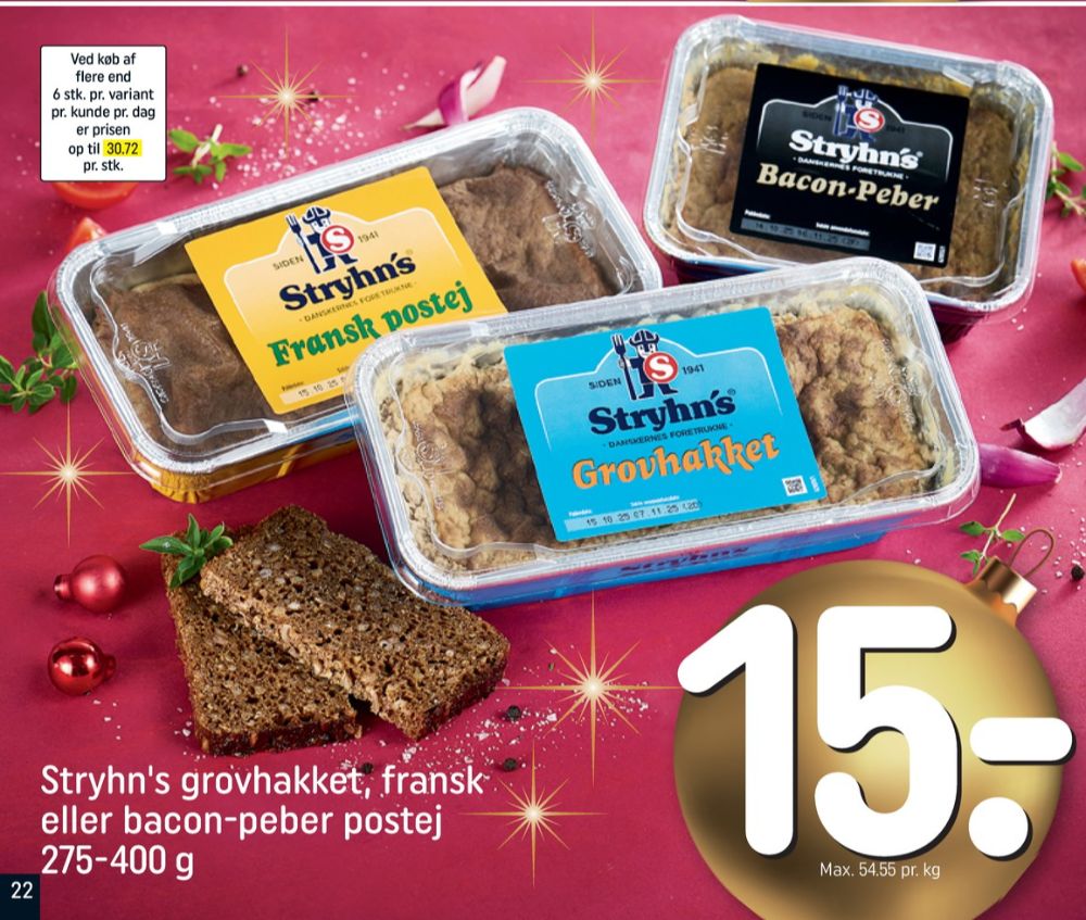 Stryhns Grovhakket, Leverpostej