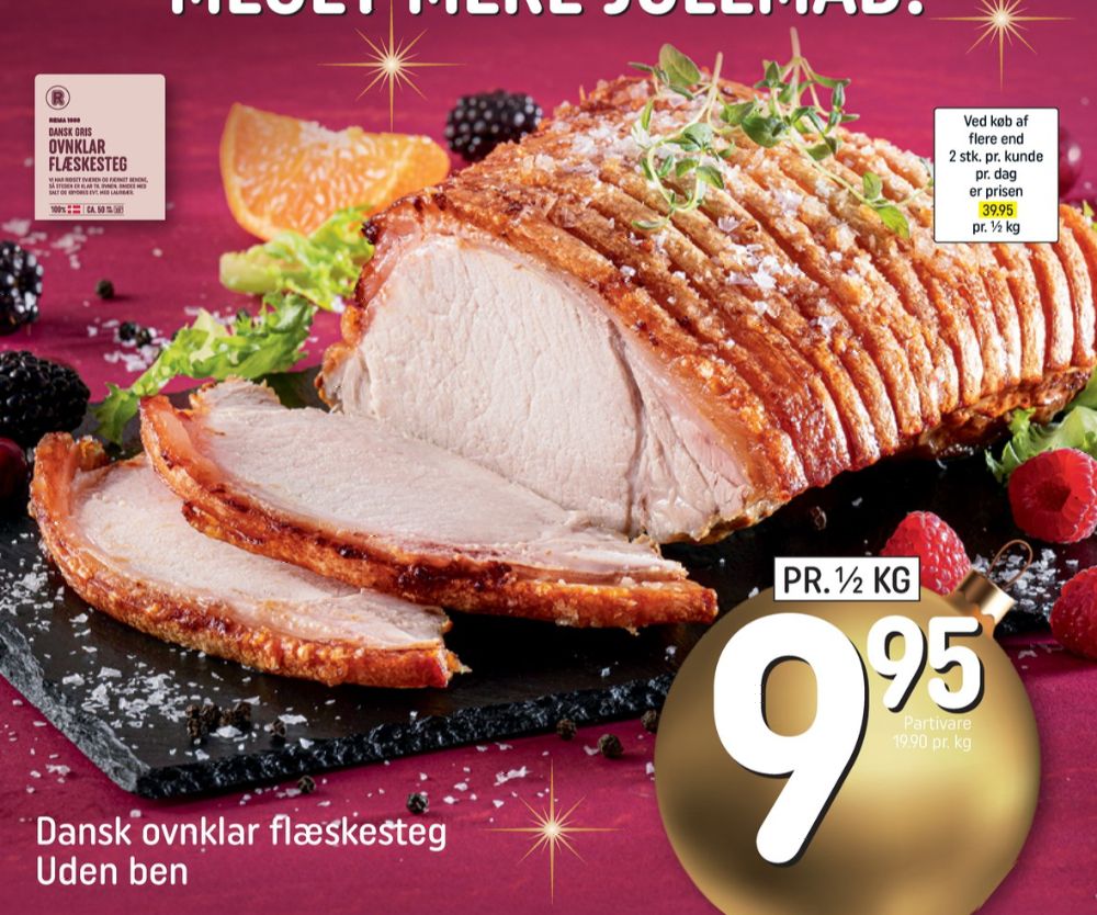 Rema 1000, Flæskesteg