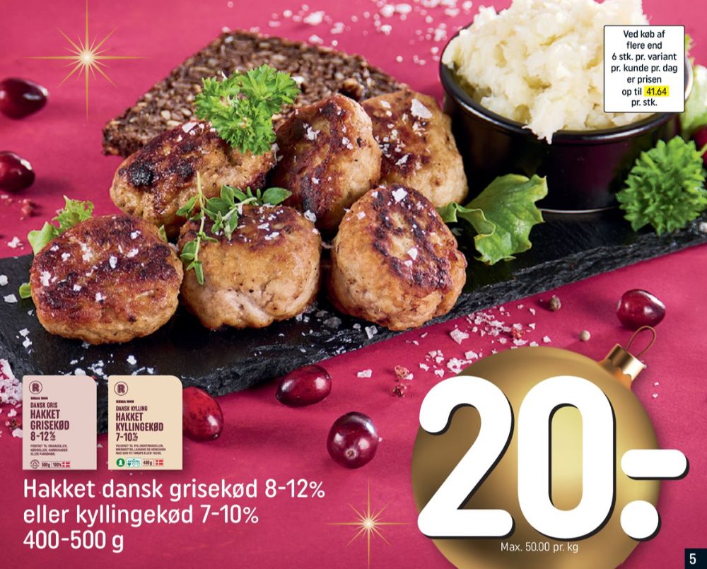 Rema 1000, Hakket grisekød 8-12%