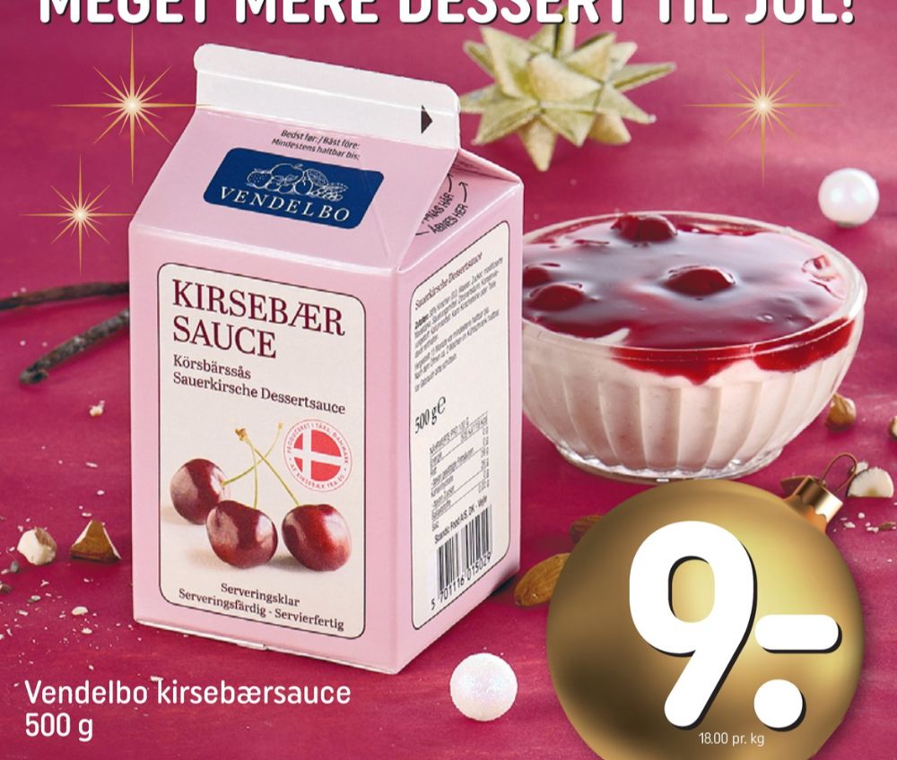 Vendelbo, Kirsebærsauce