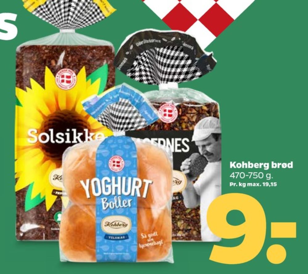 Kohberg, Solsikkerugbrød