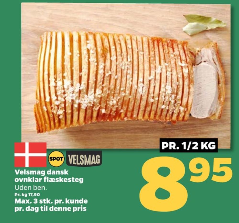 Velsmag, Flæskesteg