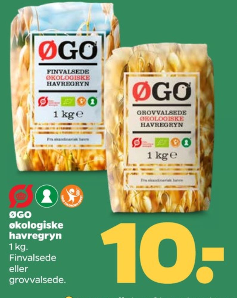 ØGO, Grovvalsede Havregryn