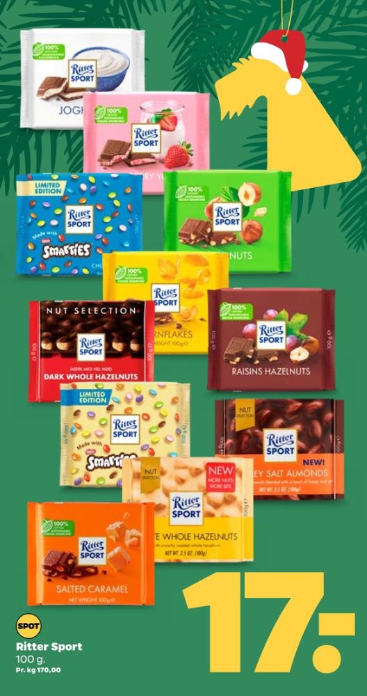 Ritter Sport, Chokoladeplade Strawberry Yoghurt