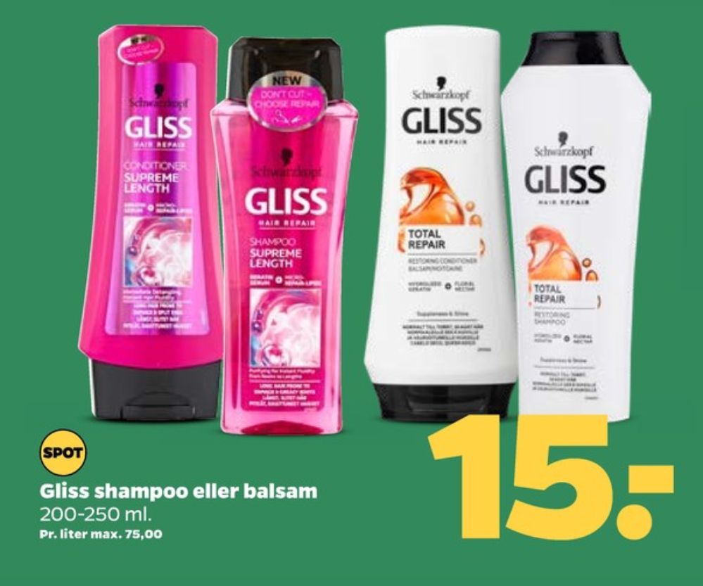 Schwarzkopf Gliss, Balsam