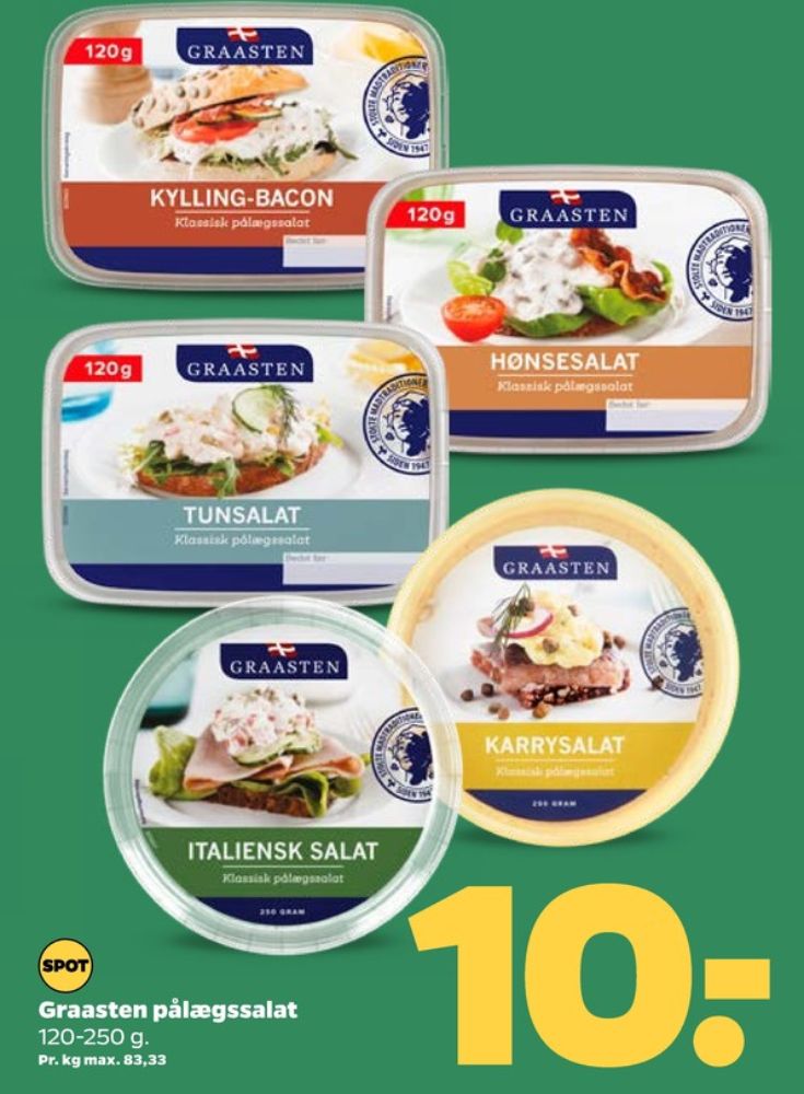 Graasten, Kylling & Baconsalat