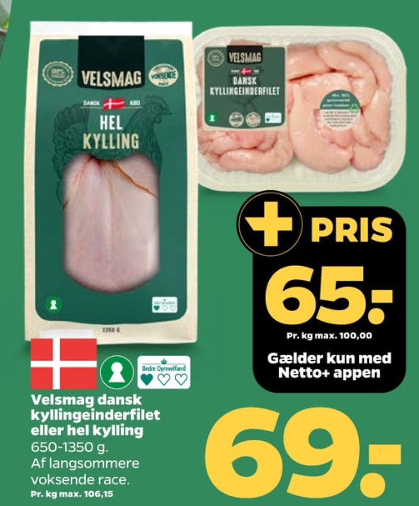 Velsmag, Kylling