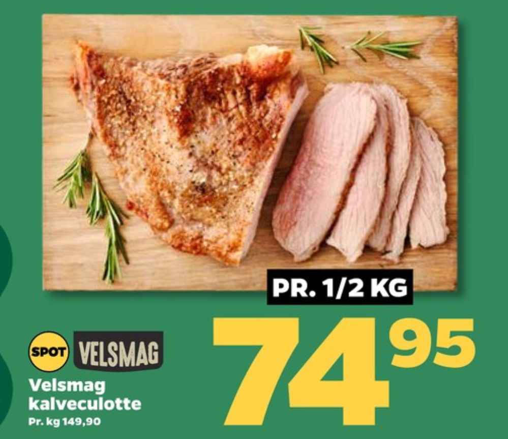 Velsmag, Kalveculotte