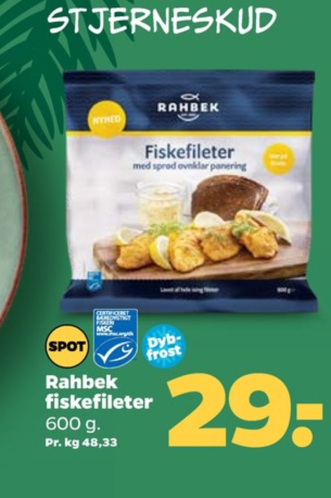Rahbek, Fiskefileter