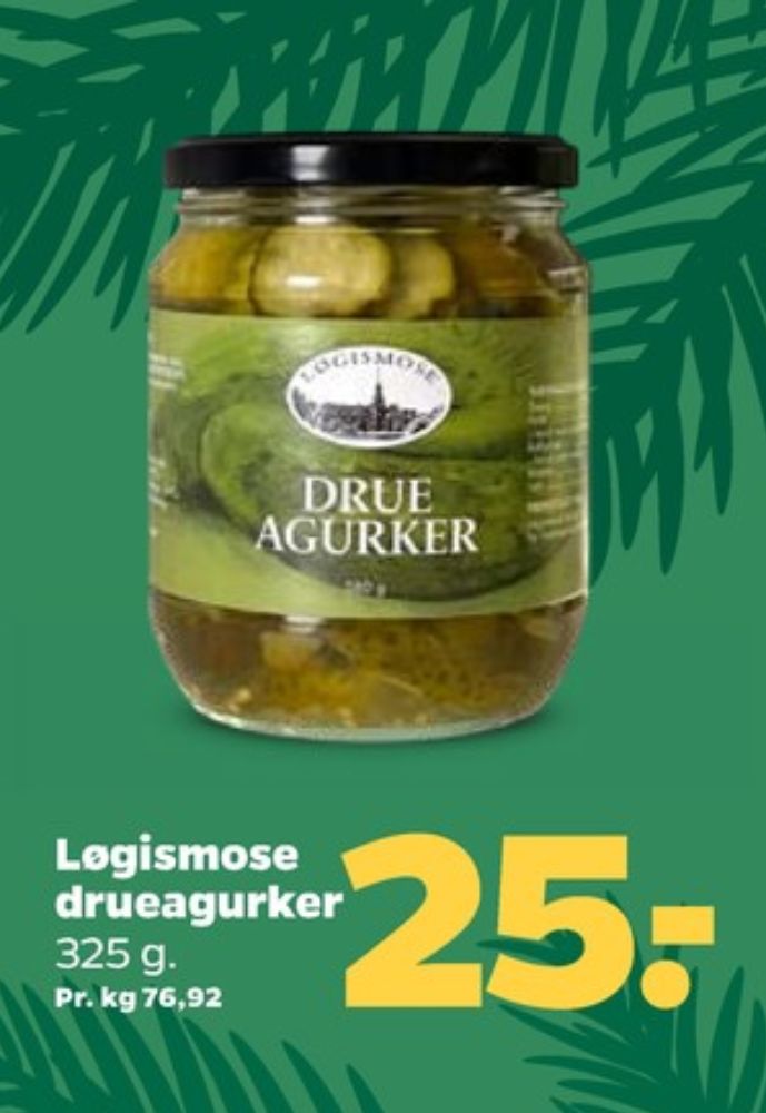 Løgismose, Drueagurker