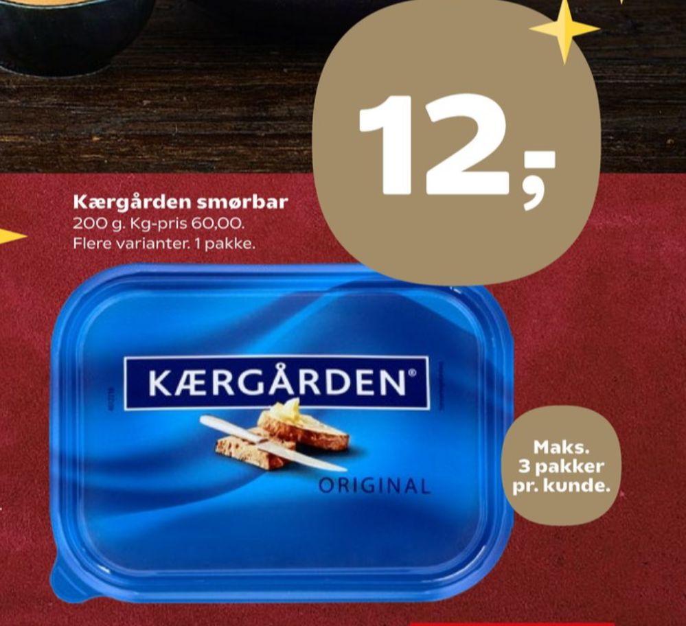 Kærgården, Smørbar