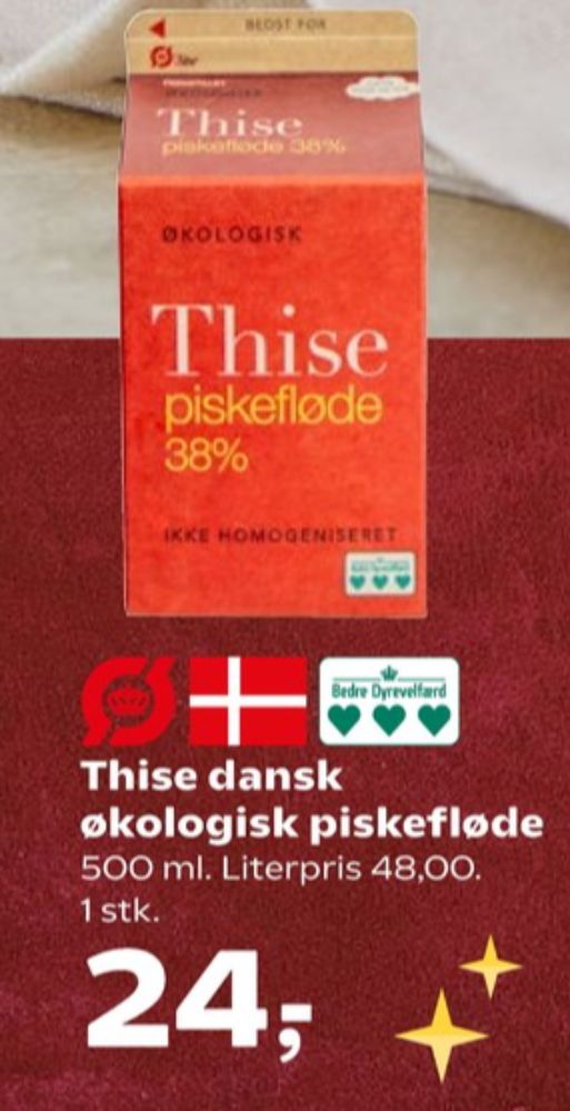 Thise, Piskefløde 38%
