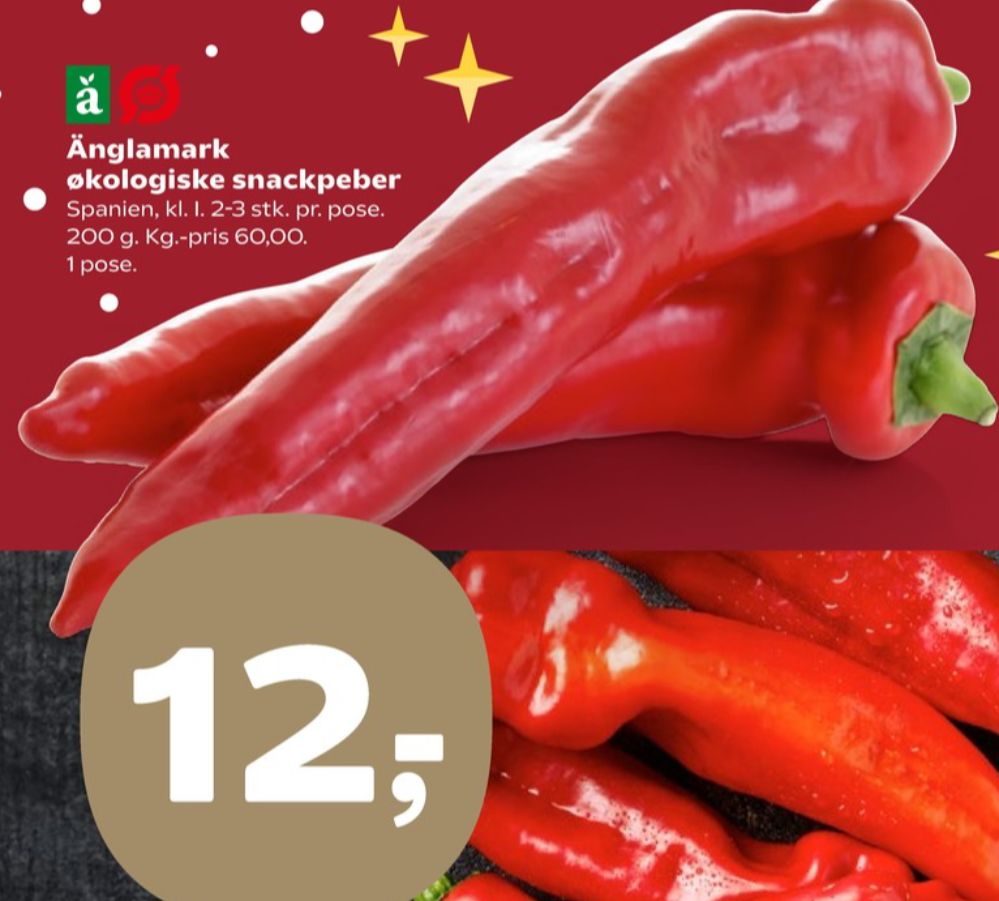 Änglamark, Peberfrugt