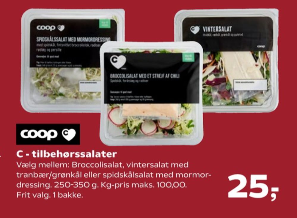 Coop C, Måltidssalat