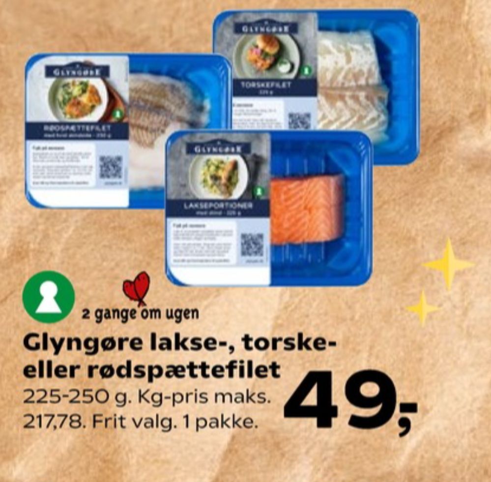 Glyngøre, Lakseportioner