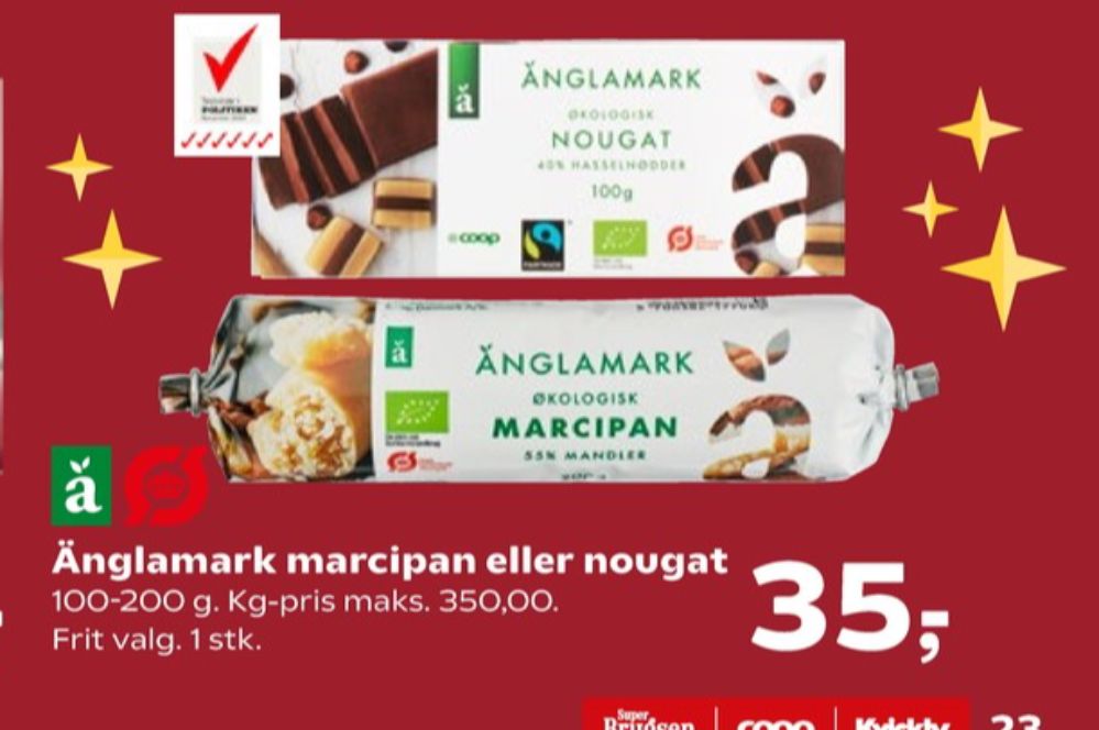 Änglamark, Marcipan
