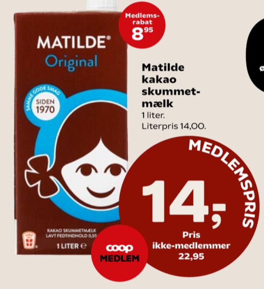 Matilde, Kakaomælk