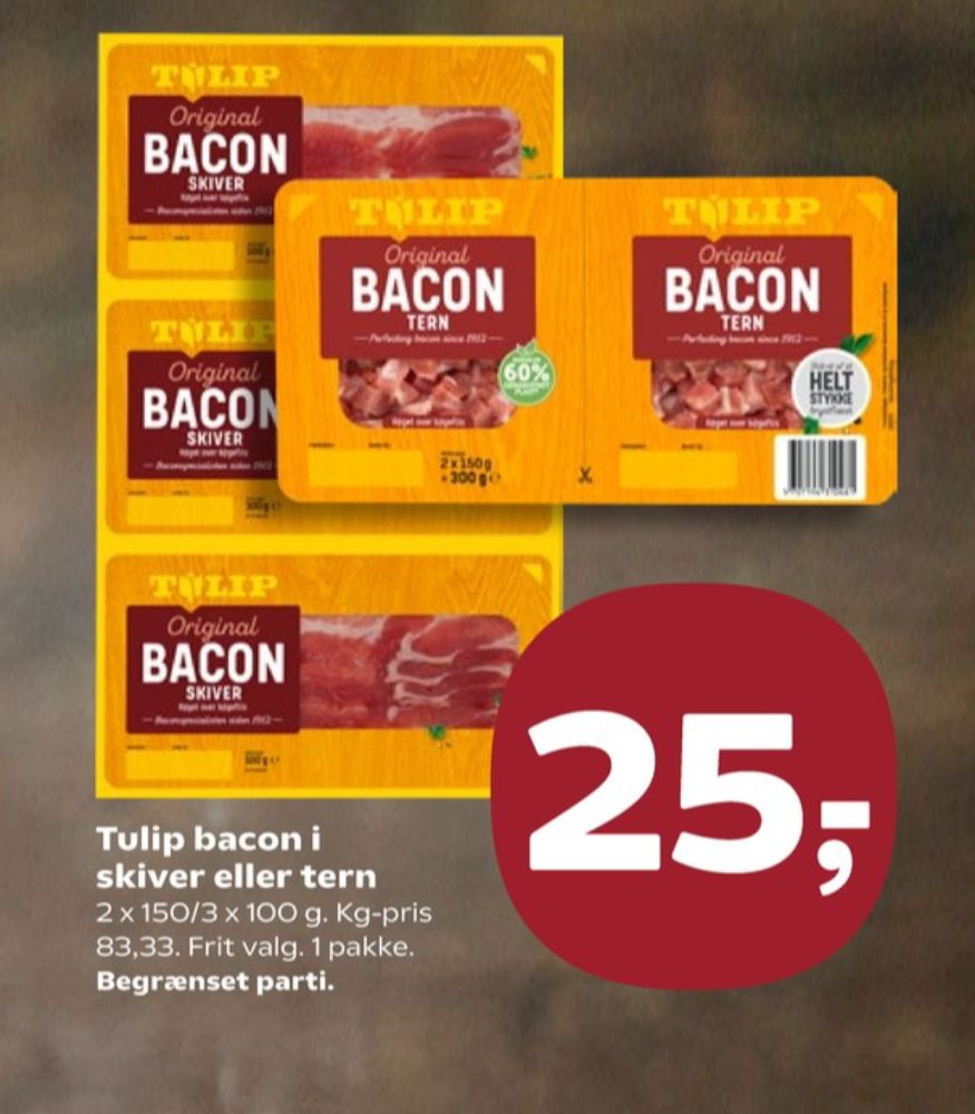 Tulip, Baconskiver