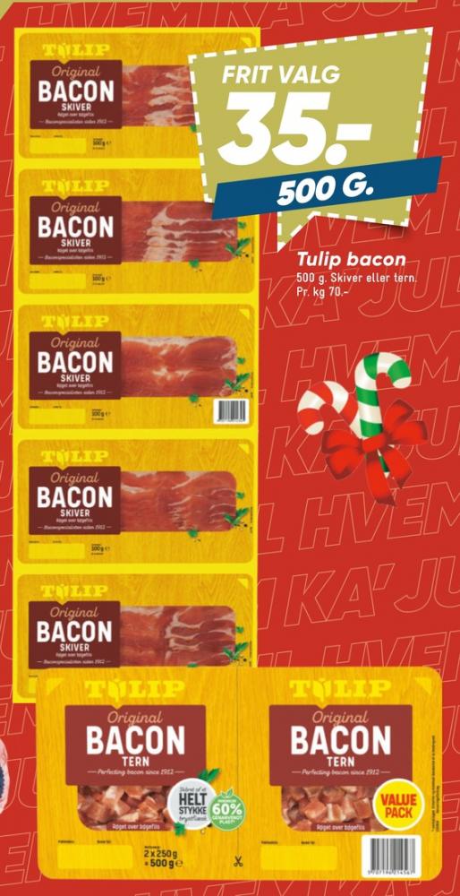 Tulip, Baconskiver