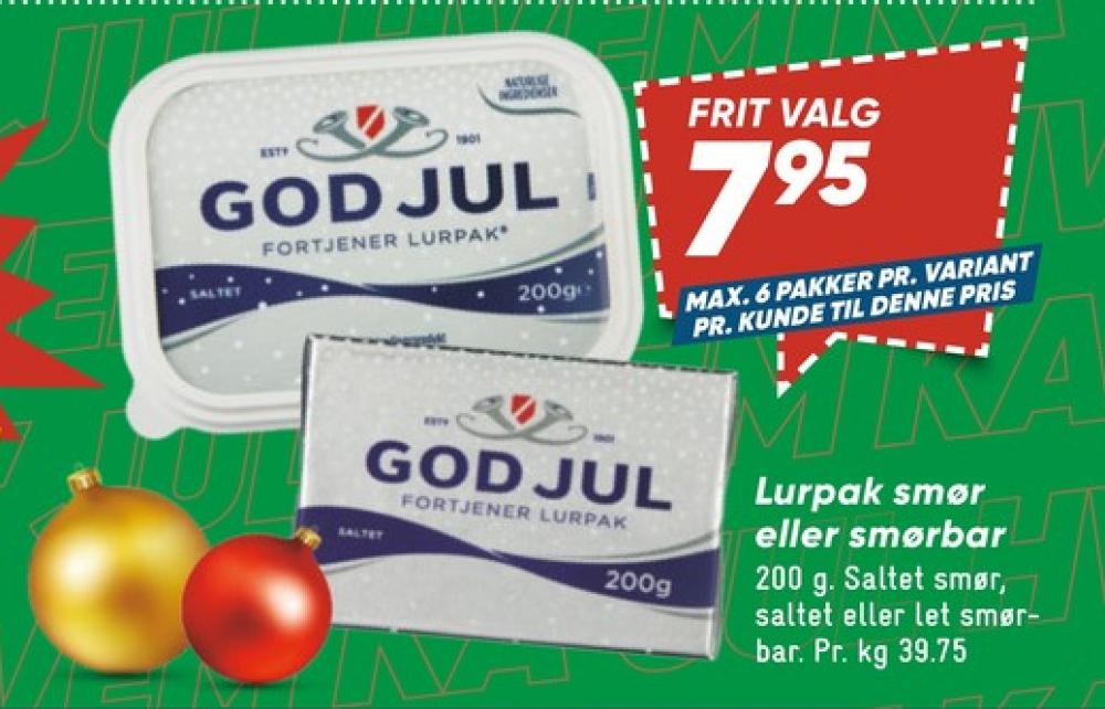 Lurpak, Smørbar Let