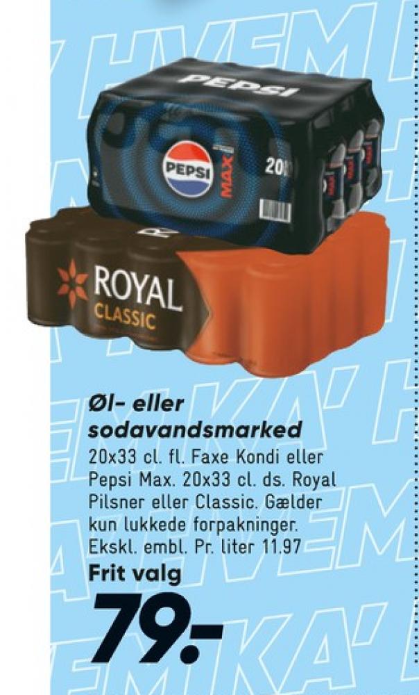 Pepsi Max, Cola 20 pk