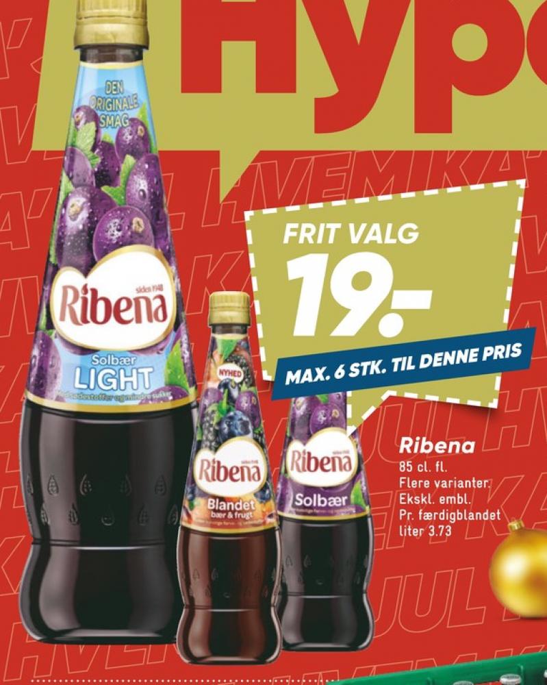 Ribena, Blandet Bær & Frugt Frugtsaft
