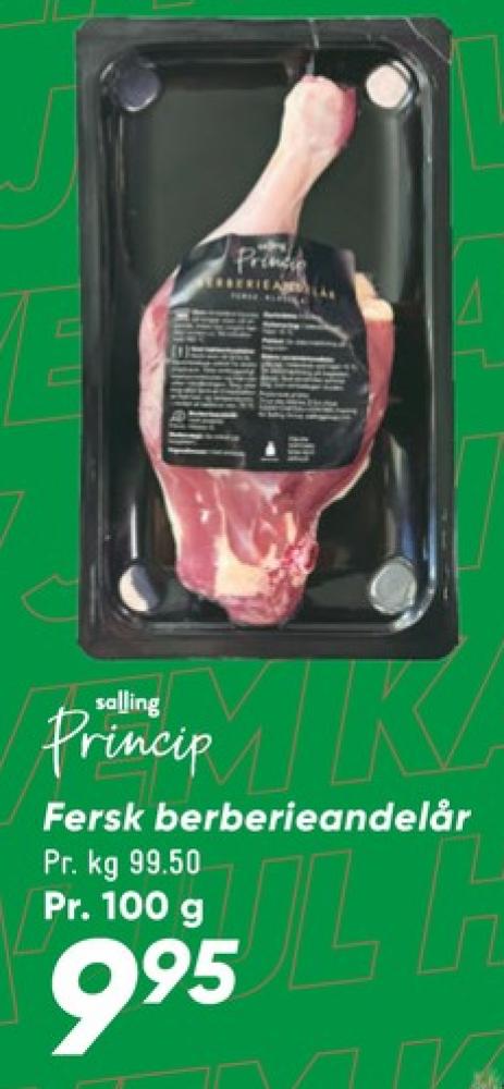 Salling Princip, Andelår