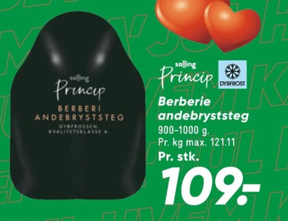 Salling Princip, Andebryststeg
