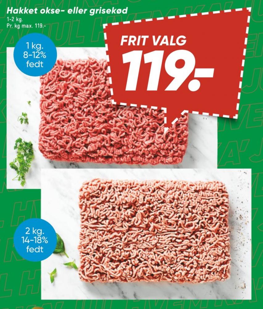 Hakket grisekød 14-18%