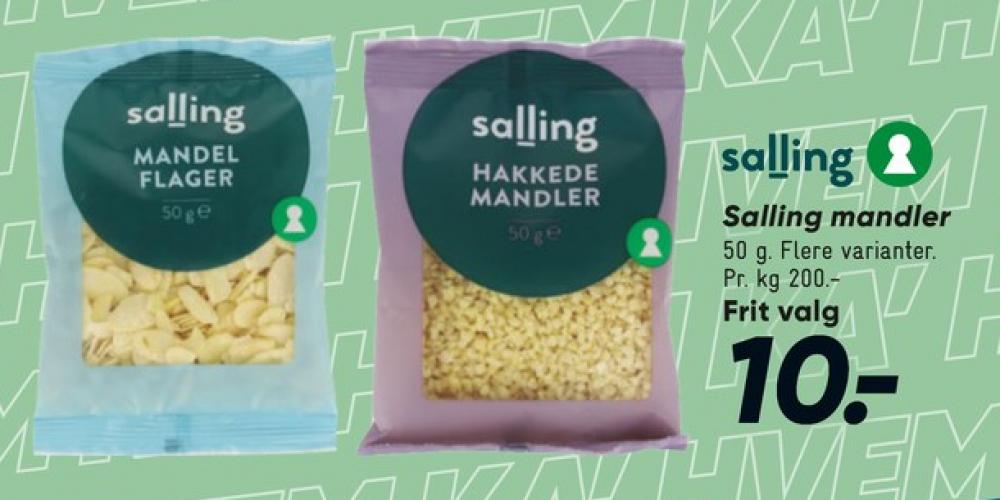 Salling, Hakkede Mandler