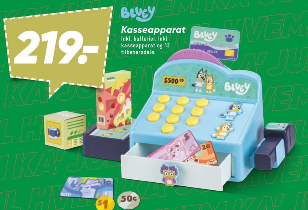 Bluey, Kasseapparat