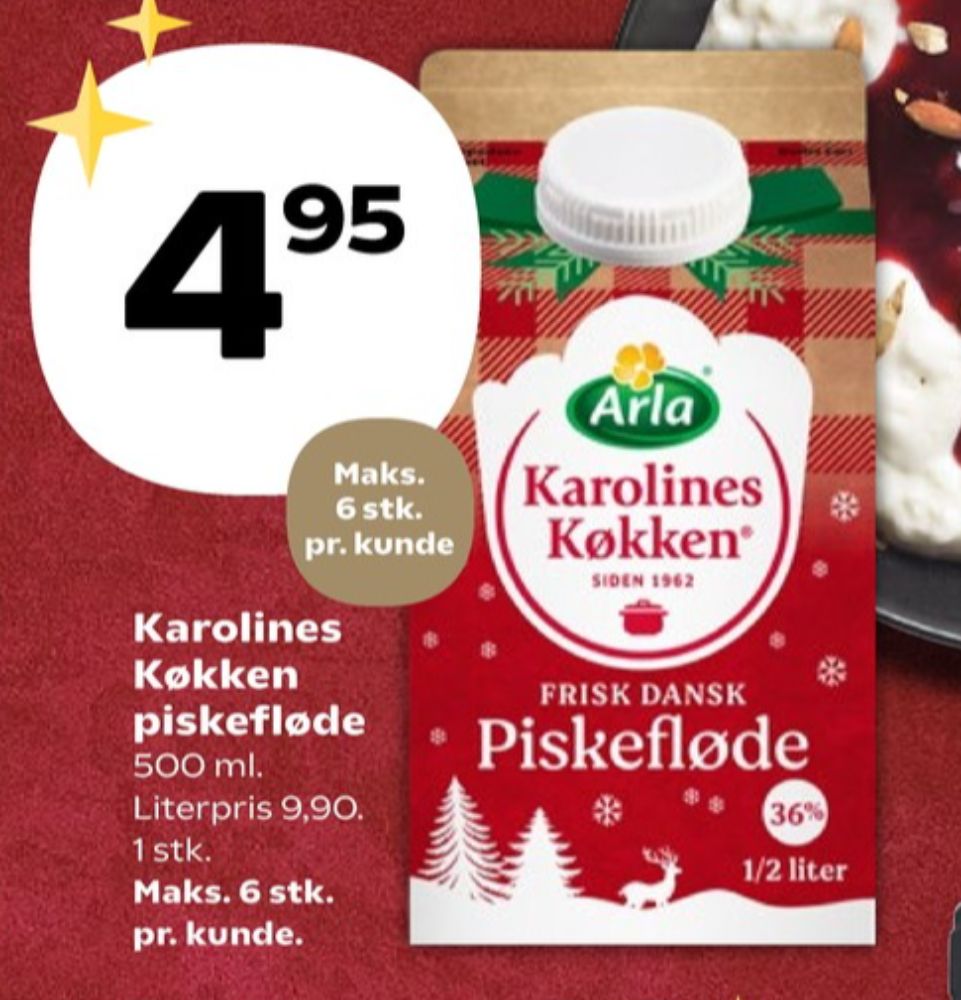 Karolines, Piskefløde 36%