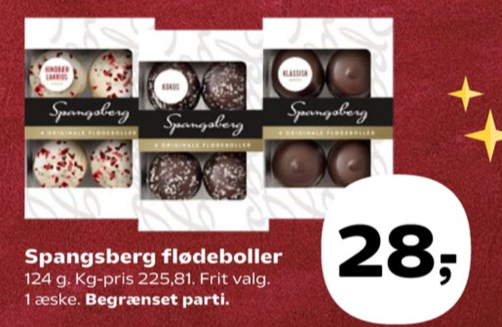 Spangsberg, Flødeboller Kokos