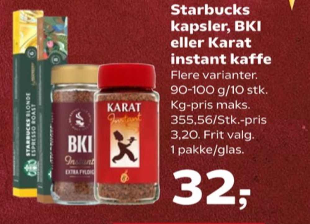 Starbucks Espresso Roast, Kaffekapsler