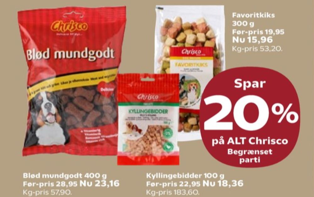 Chrisco, Hundesnacks