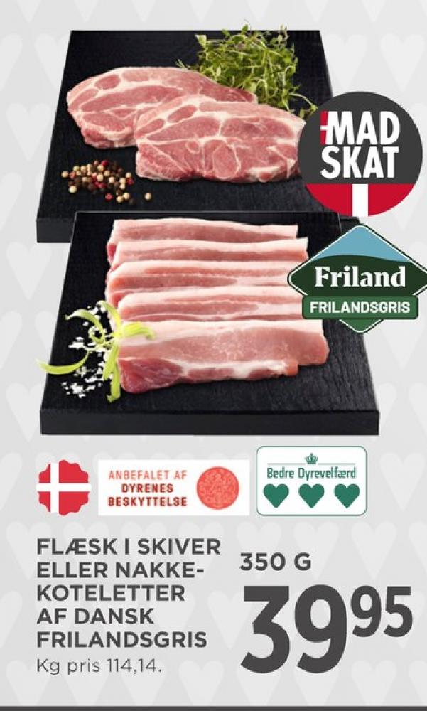 FRILAND Frilandsgris, Flæsk i skiver