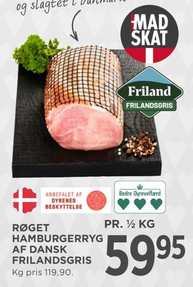 FRILAND Frilandsgris, Hamburgerryg