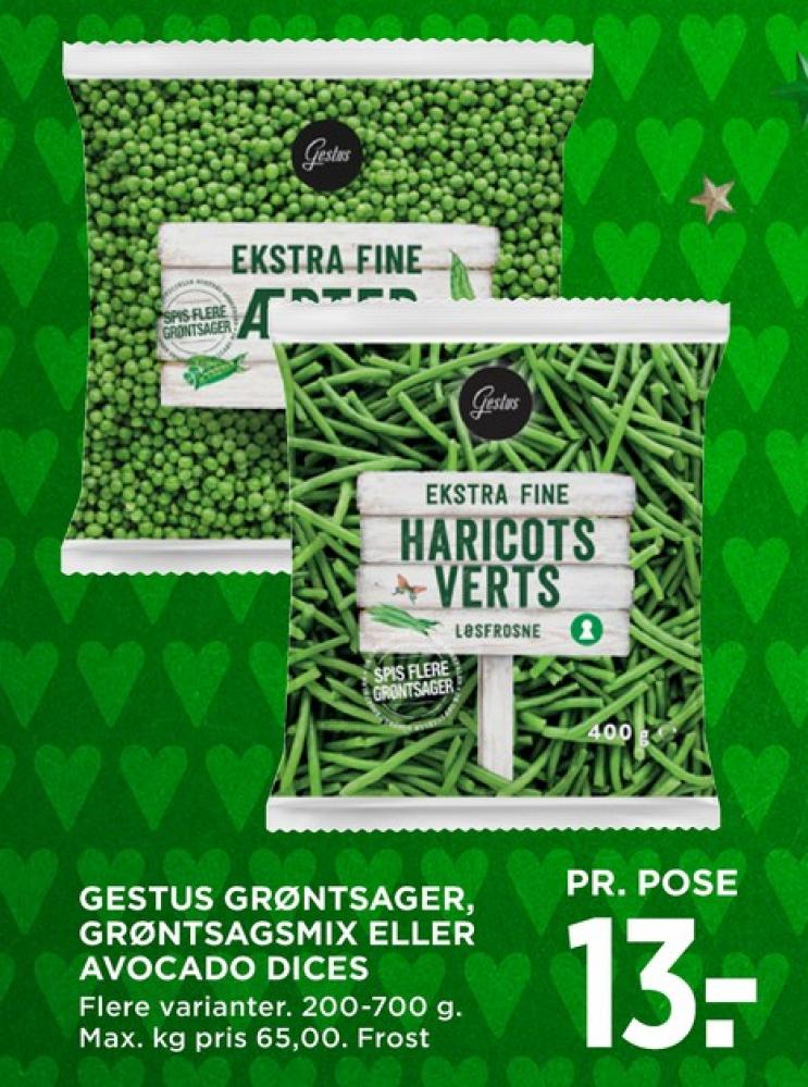 Gestus, Ekstra Fine Ærter