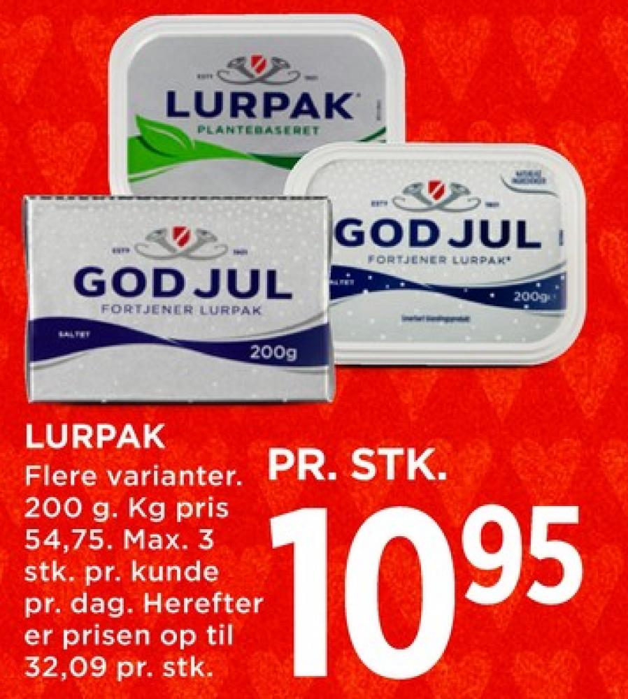 Lurpak, Smørbar